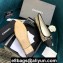 Chanel Classic Bow Ballerinas Flats Logo Print Beige