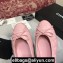 Chanel Classic Bow Ballerinas Flats Quilting Pink