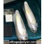 Chanel Classic Bow Ballerinas Flats Leather Silver