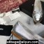 Chanel Classic Bow Ballerinas Flats Leather Silver