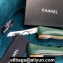 Chanel Classic Bow Ballerinas Flats Leather Green