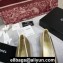 Chanel Classic Bow Ballerinas Flats Leather Gold