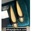 Chanel Classic Bow Ballerinas Flats Leather Black/Gold