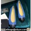 Chanel Classic Bow Ballerinas Flats Leather Blue/Black