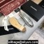 Chanel Classic Bow Ballerinas Flats Quilting Silver/Beige Sole