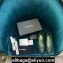 Chanel Classic Bow Ballerinas Flats Quilting Green