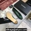 Chanel Classic Bow Ballerinas Flats Quilting Green