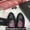 Chanel Classic Bow Ballerinas Flats Quilting Black/Burgundy Lining