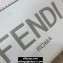Fendi Leather Sunshine Shopper Tote Bag White 2020