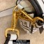 Fendi Nappa Leather Medium Baguette Bag FF Print White 2020