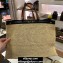 Fendi Medium Peekaboo X-Tote Shopper Bag Natural Raffia 2020