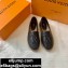 Louis Vuitton Grained Calf Leather Starboard Flat Espadrilles Black 2020