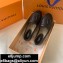 Louis Vuitton Grained Calf Leather Starboard Flat Espadrilles Black 2020
