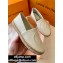 Louis Vuitton Grained Calf Leather Starboard Flat Espadrilles White 2020