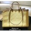 Fendi Medium Peekaboo X-Tote Shopper Bag FF Beige Raffia Canvas 2020
