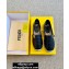 Fendi Croco Pattern Espadrilles Black with FF Baguette 2020