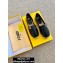 Fendi Croco Pattern Espadrilles Black with FF Baguette 2020