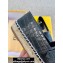 Fendi Croco Pattern Espadrilles Black with FF Baguette 2020