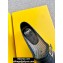 Fendi Croco Pattern Espadrilles Black with FF Baguette 2020
