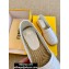 Fendi Croco Pattern Espadrilles White with FF Baguette 2020