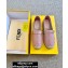 Fendi Croco Pattern Espadrilles Pink with FF Baguette 2020