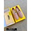 Fendi Croco Pattern Espadrilles Pink with FF Baguette 2020