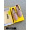 Fendi Croco Pattern Espadrilles Pink with FF Baguette 2020