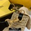 Fendi Natural Straw Medium Baguette Bag 2020