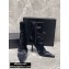 Alexander Wang Heel 10.5cm Satin Vanna Stretch Pointed Boots Black 2020
