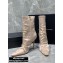 Alexander Wang Heel 10.5cm Satin Vanna Stretch Pointed Boots Nude 2020