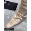 Alexander Wang Heel 10.5cm Satin Vanna Stretch Pointed Boots Nude 2020