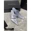 Alexander Wang Heel 10.5cm Satin Vanna Mules Gray 2020