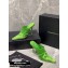 Alexander Wang Heel 10.5cm Satin Vanna Mules Green 2020