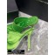 Alexander Wang Heel 10.5cm Satin Vanna Mules Green 2020