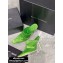Alexander Wang Heel 10.5cm Satin Vanna Mules Green 2020