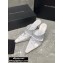 Alexander Wang Heel 10.5cm Satin Vanna Mules White 2020