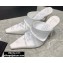 Alexander Wang Heel 10.5cm Satin Vanna Mules White 2020
