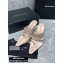 Alexander Wang Heel 10.5cm Satin Vanna Mules Nude 2020
