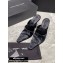 Alexander Wang Heel 10.5cm Satin Vanna Mules Black 2020