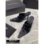 Alexander Wang Heel 10.5cm Satin Vanna Mules Black 2020