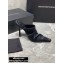 Alexander Wang Heel 10.5cm Satin Vanna Mules Black 2020