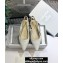 Dior J'Adior x Chiara Ferragni Slingback Ballet Flats White 2020