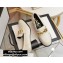 Gucci Textured Leather Mid-heel Loafers White with Chain 2020