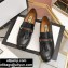 Gucci Leather Loafers Black with Web and Interlocking G 2020