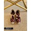Gucci Heritage GG Lamé Platform Espadrilles Sandals Coffee 2020