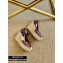 Gucci Heritage GG Lamé Platform Espadrilles Sandals Coffee 2020