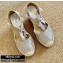 Gucci Heritage GG Lamé Platform Espadrilles Sandals Silver 2020