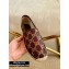 Gucci Heritage GG Lamé Espadrilles Coffee 2020