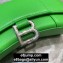 Balenciaga Hourglass XS Top Handle Bag in Grained Calfskin Light Green
