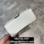 Balenciaga Hourglass XS Top Handle Bag in Grained Calfskin White